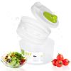 Salad Spinner Fruit Vegetable Washer Lettuce Drainer Hand Cranking Vegetable Dryer with Lid for Home Kitchen Fruit Vegetable Washing