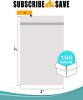 Pack of 100 Clear Zipper Bags 2 x 3 Seal Top Polyethylene Bags 2x3 Thickness 2 Mil Plastic Poly Bags for Packing Storing Ideal for Industrial Food Ser