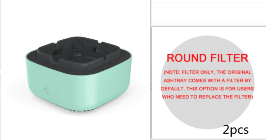 Smoke Removal Air Purification Ashtray Anion Purification Practical Automatic Purifier Ashtray Portable Gadgets For Car Ashtray (Option: Set3)