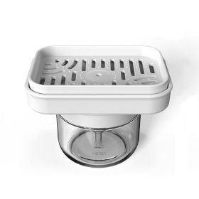 Glass Bottle Body Press Automatic Liquid Pressing Utensil (Option: Square White)