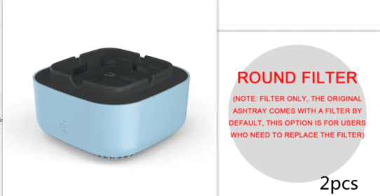 Smoke Removal Air Purification Ashtray Anion Purification Practical Automatic Purifier Ashtray Portable Gadgets For Car Ashtray (Option: Set2)